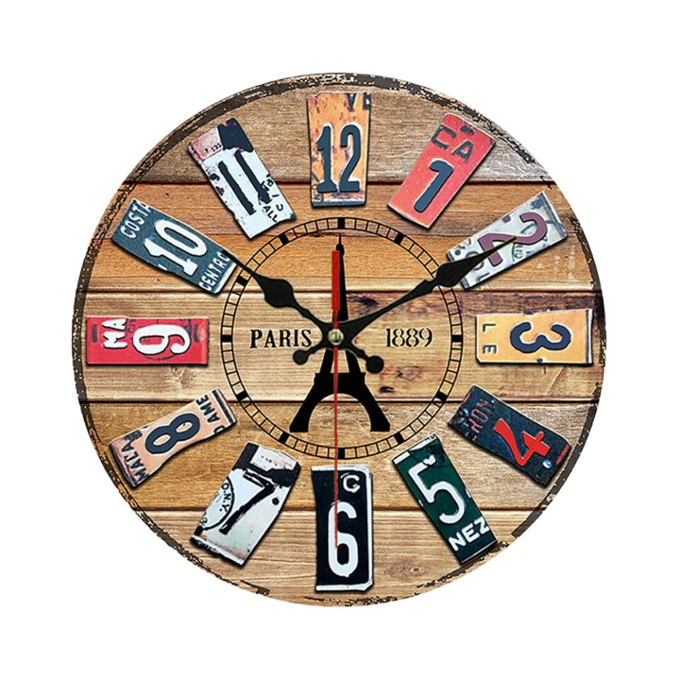 Retro wall clock