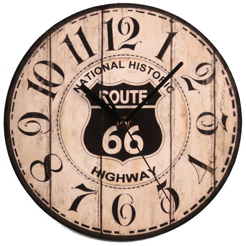 Vintage wooden wall clock